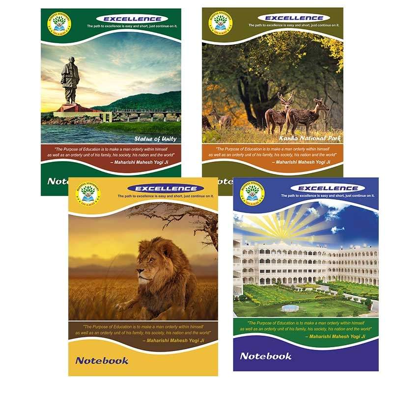 Excellence-Royal-Notebook-152p-Four-Line-Pack-of-Four-G2